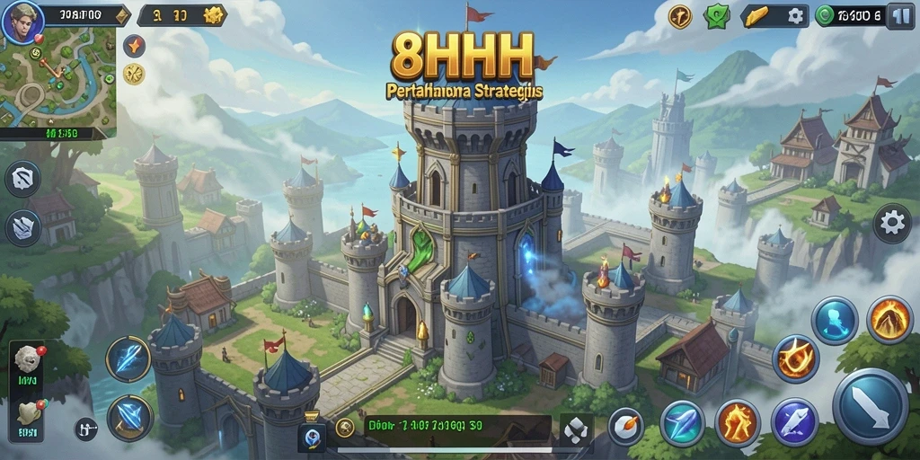 Tangkapan layar dari gameplay aksi Tower Defense yang mendebarkan.