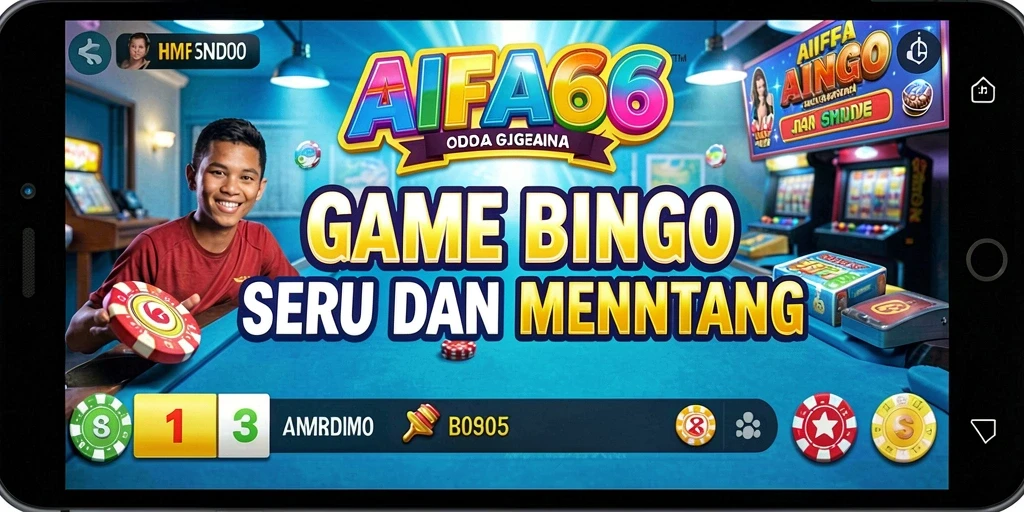 Tampilan gameplay seru AIFA66 dengan desain Bingo menarik.