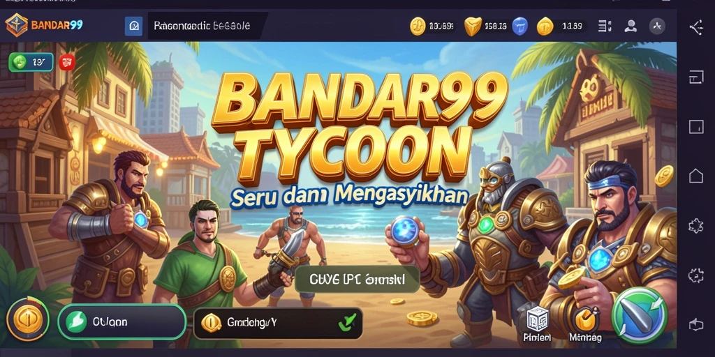 Screenshot utama BANDAR99 menampilkan gameplay Tycoon yang menarik.