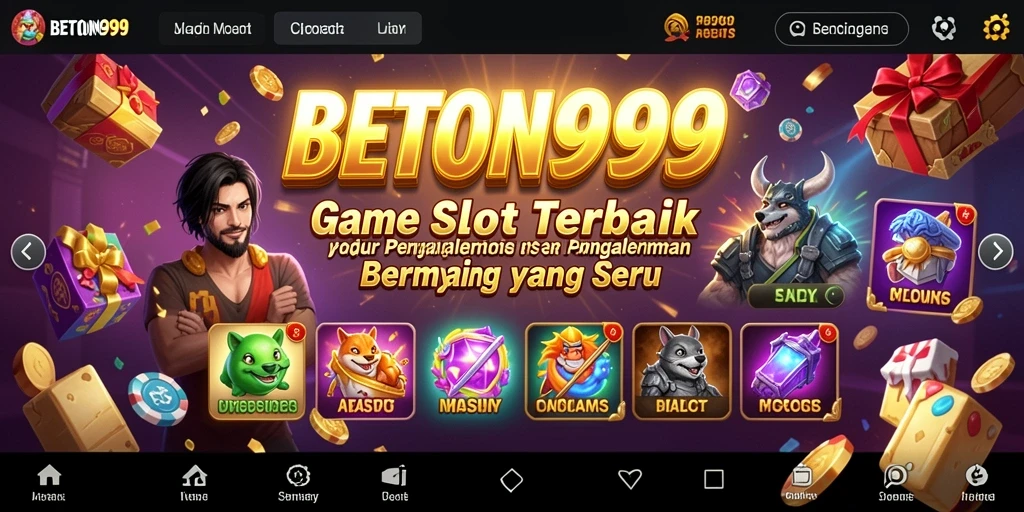 Tampilan gameplay slot yang mengasyikkan di BETON999.