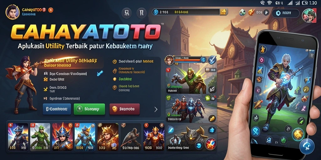 Tampilan antarmuka CAHAYATOTO yang intuitif dan menarik.