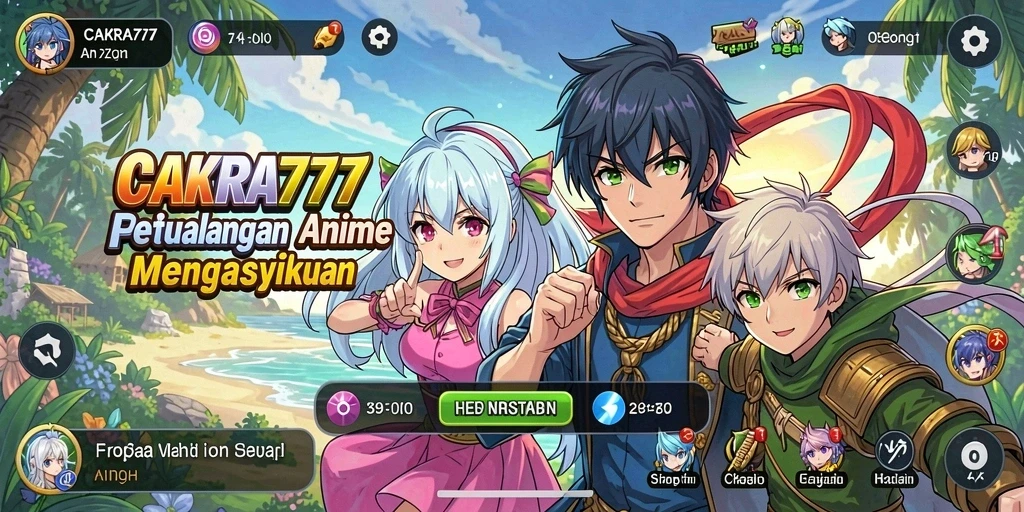 Tampilan gameplay yang menawan dari CAKRA777.