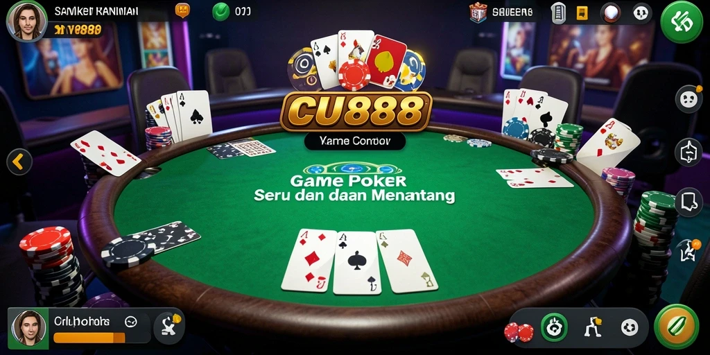 Tampilan gameplay CU888 yang menarik dan interaktif.