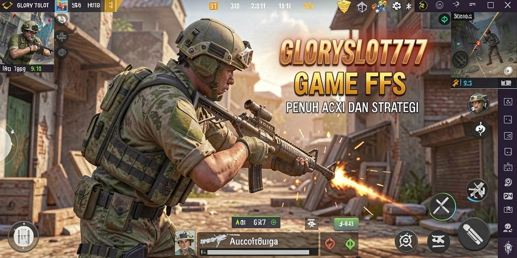 Gameplay mendebarkan dalam GLORYSLOT777 dengan aksi FPS intens.