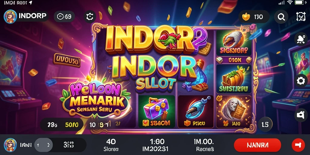 Screenshot gameplay INDORP menampilkan suasana slot yang seru dan mengasyikkan.