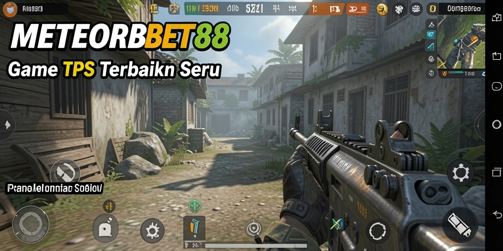 Screenshot menampilkan aksi seru dalam permainan TPS METEORBET88.