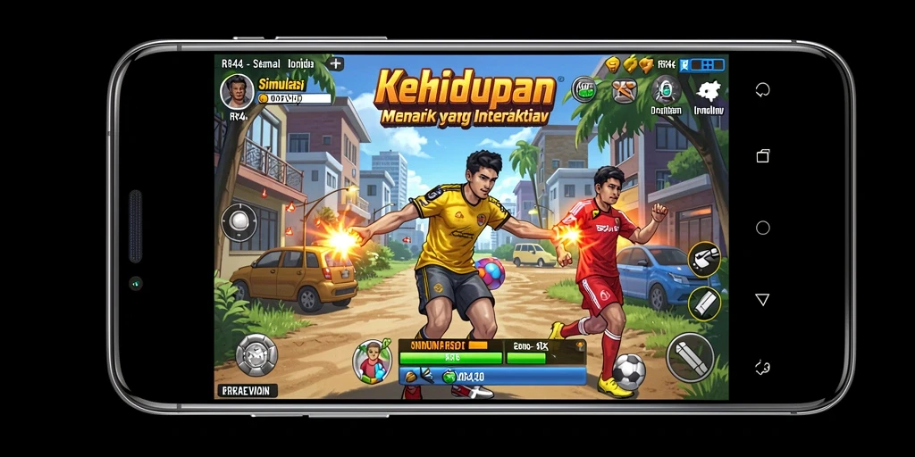 Tampilan gameplay menarik dari RR44 yang menampilkan interaksi karakter.