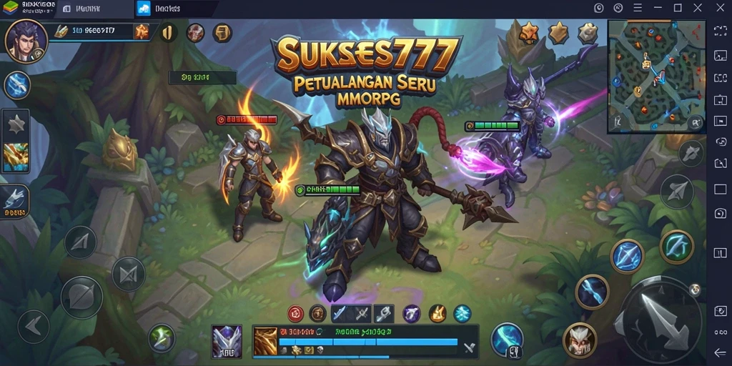 Gameplay SUKSES777 yang seru dan penuh aksi dalam dunia MMORPG.