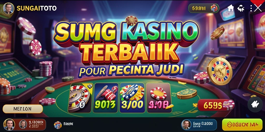 Screenshot SUNGAITOTO menunjukkan momen seru saat bermain kasino.