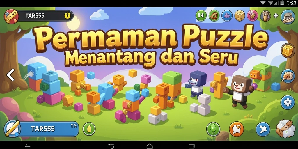 Gameplay TAR555 yang menarik dan menantang teka-teki.